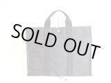 Photo: HERMES Gray Canvas Her Line Hand Bag Tote Bag MM Purse #a104