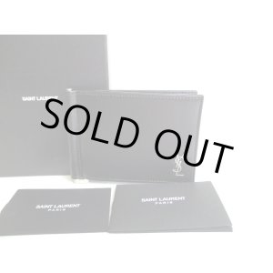 Photo: Saint Laurent Paris Black Leather Bifold Bill Wallet Purse #a107