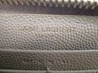 Photo10: Saint Laurent Paris YSL Motif Beige Leather Round Zip Long Wallet #a110