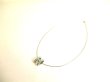 Photo11: HERMES Light Blue Pop Ash H Palladium Plated Necklace Choker Pendant #a112