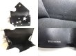 Photo10: BALENCIAGA Star Motif Black Leather Trifold Mini Wallet #a114