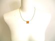 Photo10: HERMES Orange Pop Ash H Gold Plated Necklace Choker Pendant #a121