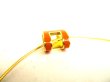 Photo11: HERMES Orange Pop Ash H Gold Plated Necklace Choker Pendant #a121