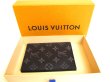 Photo12: LOUIS VUITTON Monogram Eclipse Leather Passport Holder ID Holders #a128