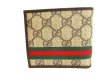 Photo2: GUCCI GG Coating Canvas Leather Bifold Wallet Compact Wallet #a129