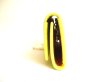 Photo3: BVLGARI Light Yellow and Orange Leather Logo Clip 6 Pics Key Cases #a144