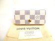 Photo1: LOUIS VUITTON Damier Azur Leather Multicles 4 Key Cases #a146