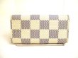 Photo2: LOUIS VUITTON Damier Azur Leather Multicles 4 Key Cases #a146