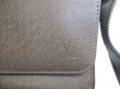 Photo12: LOUIS VUITTON Taiga Dark Brown Leather Crossbody Bag Loman PM #a149