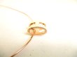 Photo4: HERMES Orange Pop Ash H Pink Gold Plated Necklace Choker Pendant #a150