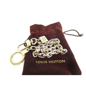 Photo: LOUIS VUITTON Silver Color Metal Wallet Chain Chaine Anneau Cle #a161