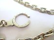 Photo6: LOUIS VUITTON Silver Color Metal Wallet Chain Chaine Anneau Cle #a161