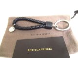 Photo: BOTTEGA BENETA Intrecciato Black Leather Key Ring Key Holder #a162