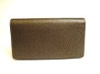 Photo2: CHANEL CC Logo Bronze Leather Bifold Long Wallet Purse #a169