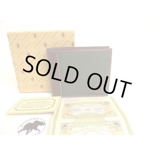 Photo: HUNTING WORLD Safari Khaki Green Canvas Brown Leather Bifold Wallet #a180