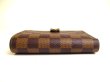 Photo5: LOUIS VUITTON Damier Brown Leather Bifold Wallet Viennois #a185