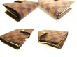 Photo7: LOUIS VUITTON Damier Brown Leather Bifold Wallet Viennois #a185