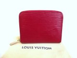 Photo: LOUIS VUITTON Epi Purple Leather Silver H/W Zippey Coin Purse #a209