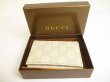 Photo12: GUCCI GG Guccissima Pearl White Leather Card Holder #a230