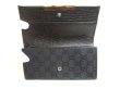 Photo8: GUCCI GG Bamboo Black Canvas Leather RFlap Long Wallet #a231