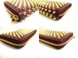 Photo7: Christian Louboutin Panettone Bordeaux Leather Spikes Round Zip Wallet #a236