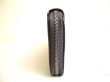 Photo4: Cartier Santos de Cartier Gray Leather Zip Around Zippy Wallet #a247