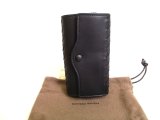 Photo: BOTTEGA VENETA Black Leather 6 Pics Key Cases #a248