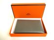 Photo12: HERMES Gray Evercolor Leather Card Case Card Holder Calvi #a249