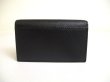 Photo2: PRADA Black Saffiano Leather Card Case Card Holder #a263