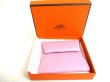 Photo12: HERMES Rose Sakura Veau Epson Leather Coin Purse Bastia #a269