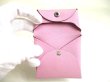 Photo8: HERMES Rose Sakura Veau Epson Leather Coin Purse Bastia #a269