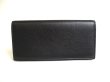 Photo2: Saint Laurent YSL Tiny Monogram Black Leather Flap Long Wallet #a277