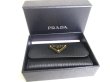 Photo12: PRADA Black Leather Gold H/W 6 Pics Key Chain #a278