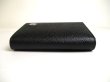 Photo6: BVLGARI Black Grain Calf Leather Business Card Case Card Holder #a279