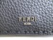 Photo10: FENDI Black Leather Silver H/W Credit Card Business Card Holder #a281