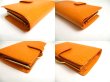 Photo7: LOUIS VUITTON Epi Orange Leather Bifold Wallet French Purse #a283