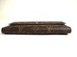 Photo5: LOUIS VUITTON Monogram Brown Leather Flap Long Wallet Tresor #a287