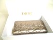 Photo12: Christian Dior Cannage Metallic Gold Leather Lady Dior Round Zip Wallet #a291