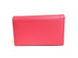 Photo2: PRADA Pink Saffiano Leather Card Case Card Holder #a302