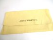 Photo12: LOUIS VUITTON Monogram Brown Leather Flap Checkbook Bill Wallet #a307