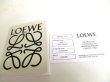 Photo11: LOEWE Black Deep Navy Blue Leather Bifold Wallet Compact Wallet #a313