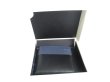 Photo12: LOEWE Black Deep Navy Blue Leather Bifold Wallet Compact Wallet #a313