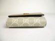 Photo5: GUCCI GG Marmont Beige Leather Bifold Wallet Compact Wallet #a318