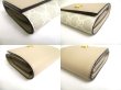 Photo7: GUCCI GG Marmont Beige Leather Bifold Wallet Compact Wallet #a318