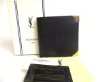 Photo: Yve Saint Laurent YSL Vintage Black Leather Bifold Wallet #a322