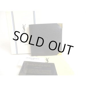 Photo: Yve Saint Laurent YSL Vintage Black Leather Bifold Wallet #a322