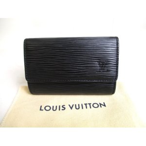 Photo: LOUIS VUITTON Epi Black Leather Multicles 6 Key Cases #a335