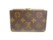 Photo2: LOUIS VUITTON Monogram Brown Leather Bifold Wallet Viennois #a336