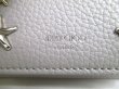 Photo10: Jimmy Choo Plastic Stars Gray Leather Trifold Wallet Compact Wallet NEMO #a354