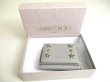 Photo12: Jimmy Choo Plastic Stars Gray Leather Trifold Wallet Compact Wallet NEMO #a354